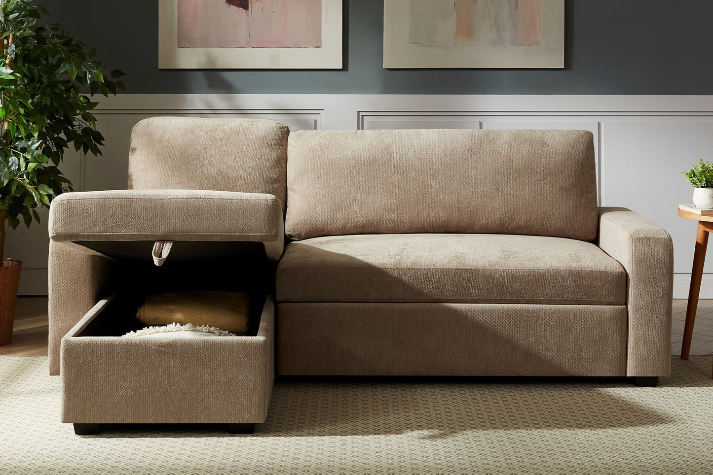 Hartwell Reversible Corner Sofabed with Storage