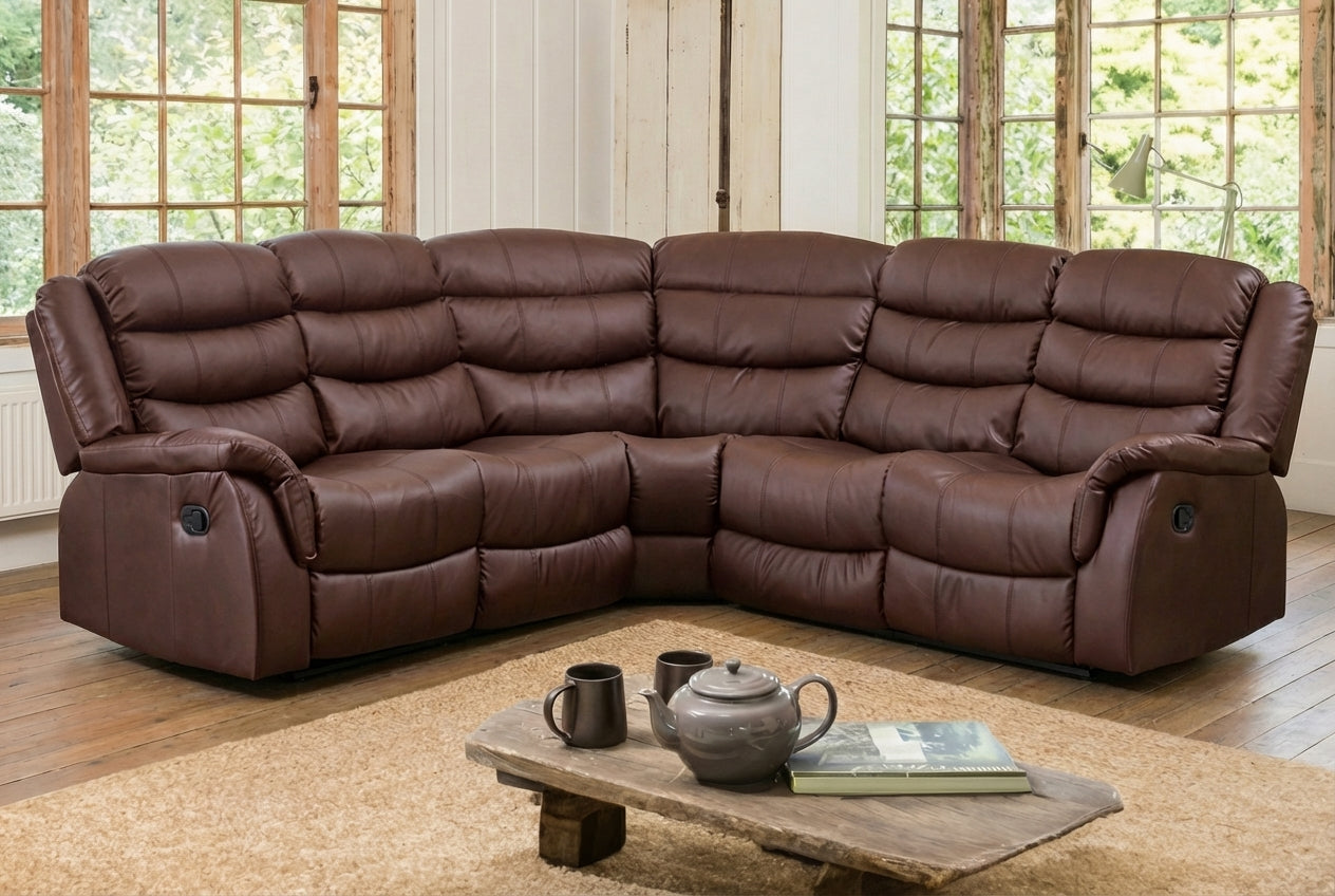 Percival Reclining Corner Sofa