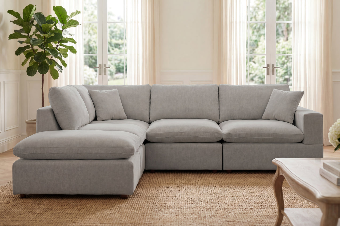 Livingstone Left Hand Facing 5-Piece Modular Corner Sofa