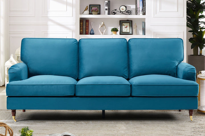 Renshaw 3 Seat Velvet Sofa