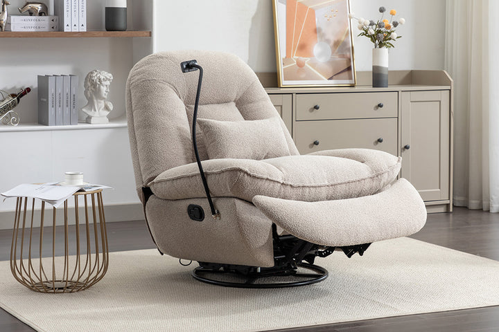 Shannon swivel based recliner armchair