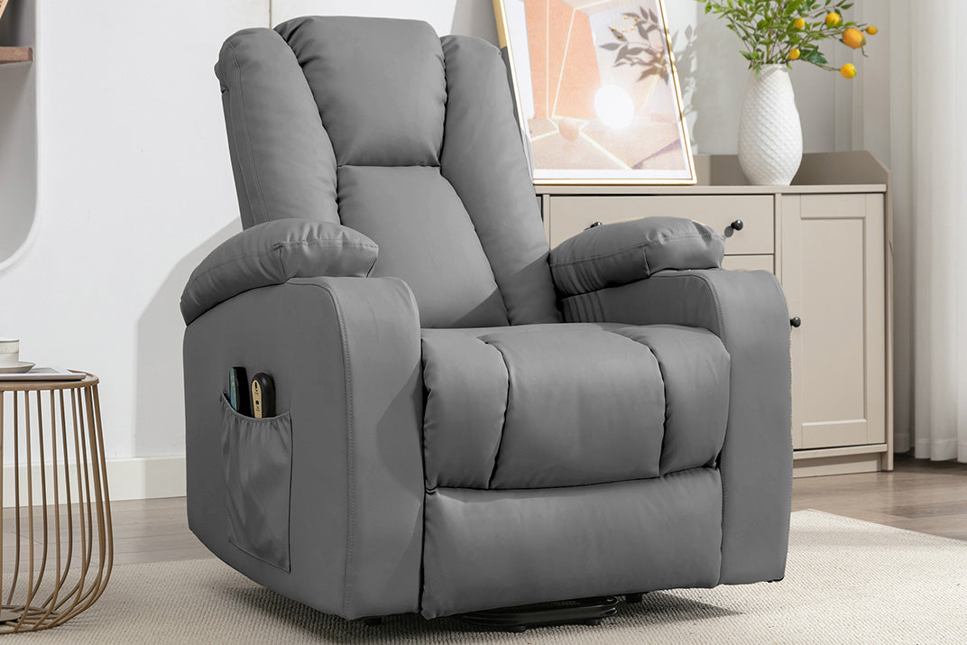 Electric Riser Portable Cassian Electric Riser Recliner with Massage and Heat – Next Day Sofas
