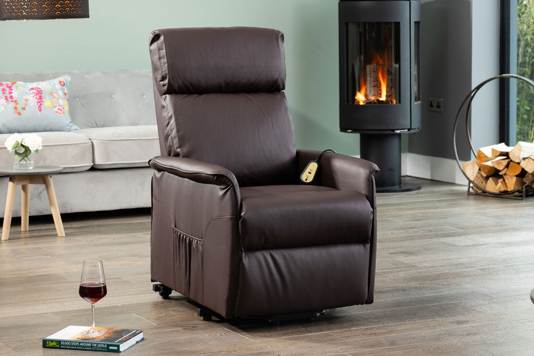 Roman Electric Lift-Assist Riser Recliner Chair