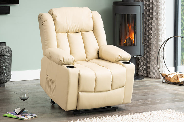 Rufus Electric Riser Recliner with Massage and Heat