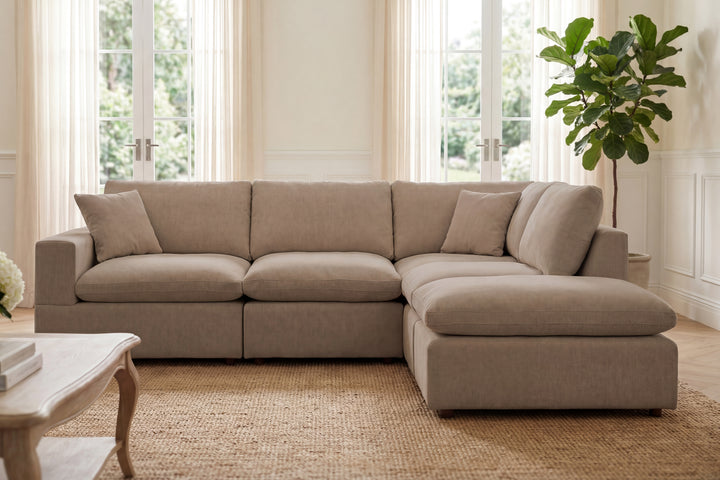 Livingstone Right Hand Facing 5-Piece Modular Corner Sofa