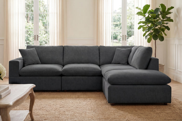 Livingstone Right Hand Facing 5-Piece Modular Corner Sofa