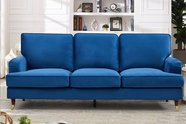 Renshaw 3 Seat Velvet Sofa