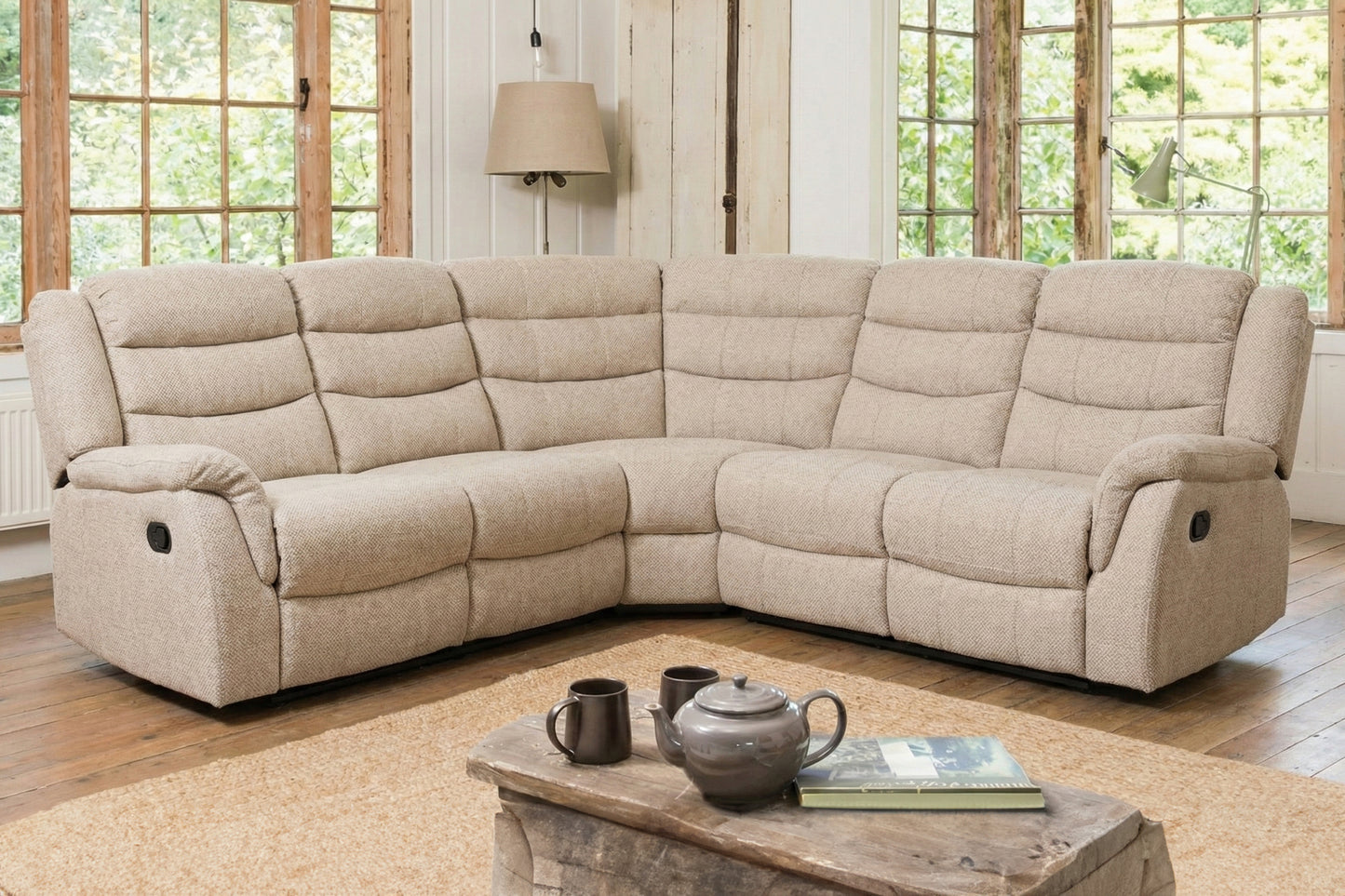 Lyssa Reclining Corner Sofa